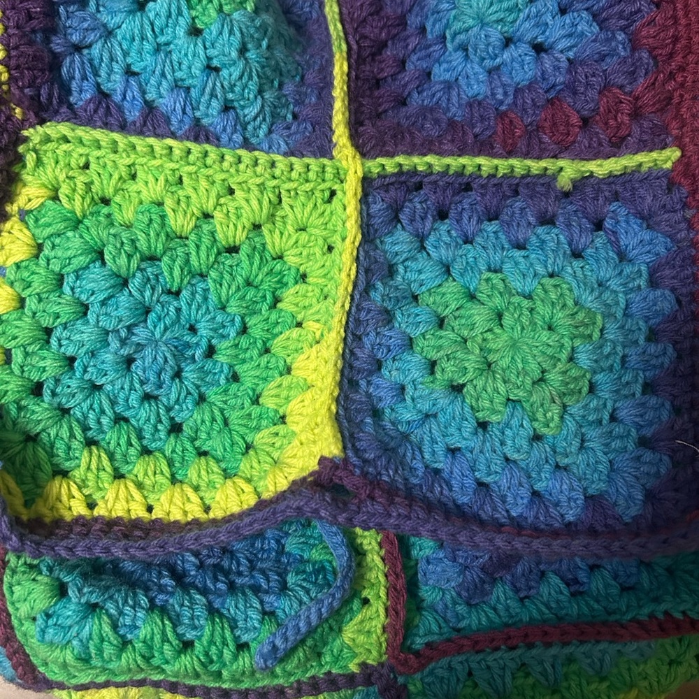 Colorful Crochet backpack 🎒